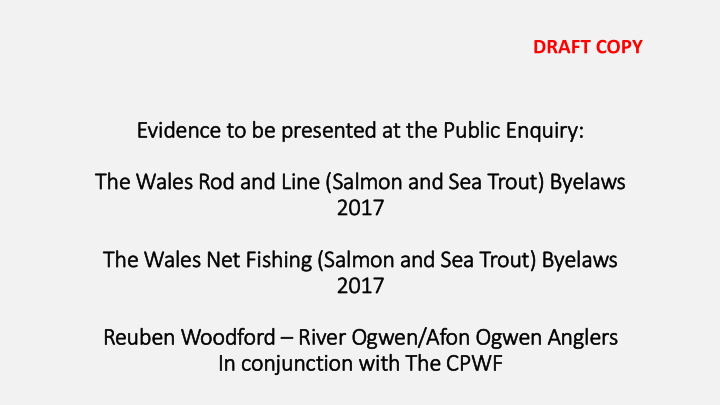 the wales net fis ishing salmon and sea trout byela laws