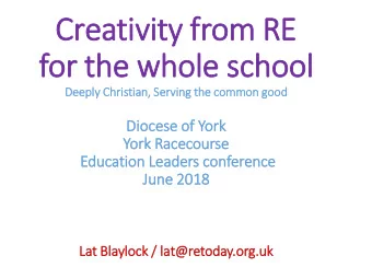 for the whole school  Deeply Chris  isti  tian, Servi  ving th  the common good  Dio  iocese of