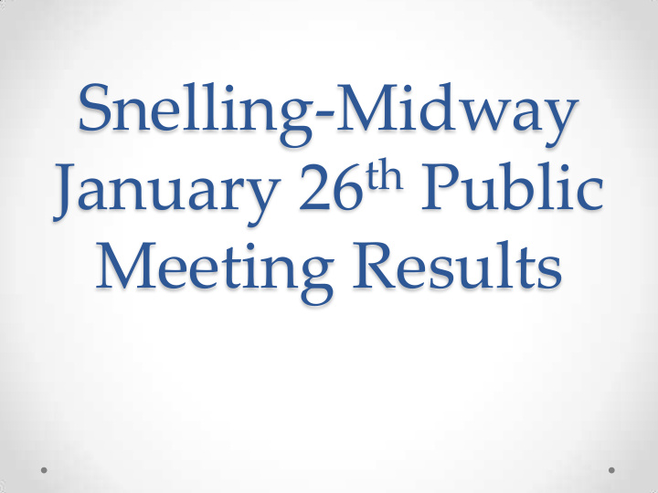 meeting results topics the public voted on