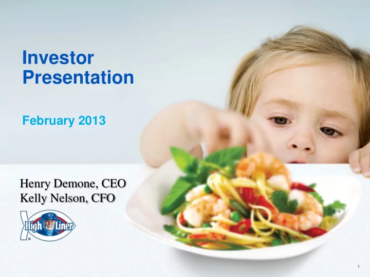 investor presentation