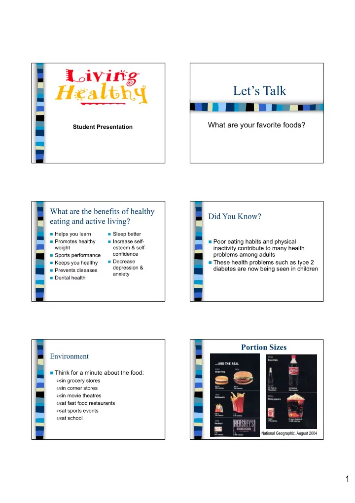let s talk