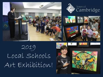 Local Schools  Art Exhibition!  2019 Encouragement Award K INDERGARTEN  Erica Chambers  My
