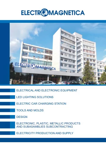 ELECTRICAL AND ELECTRONIC EQUIPMENT  LED LIGHTING SOLUTIONS  TOOLS AND MOLDS  DESIGN ELECTRONIC,