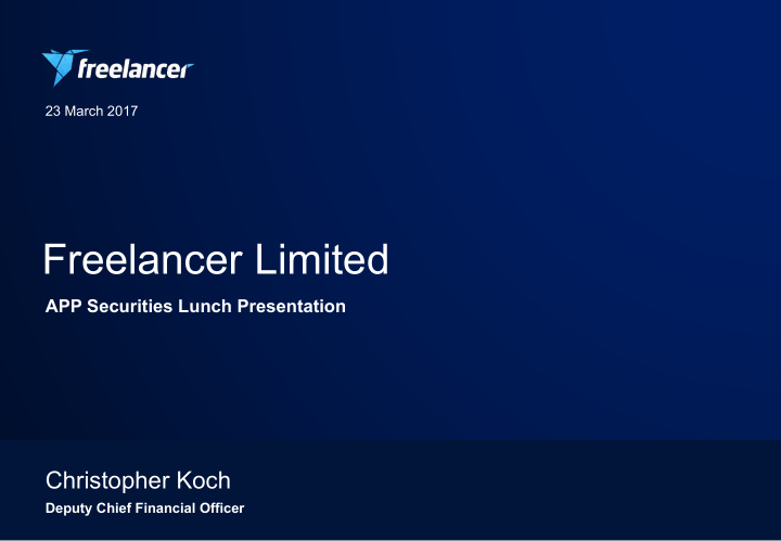 freelancer limited