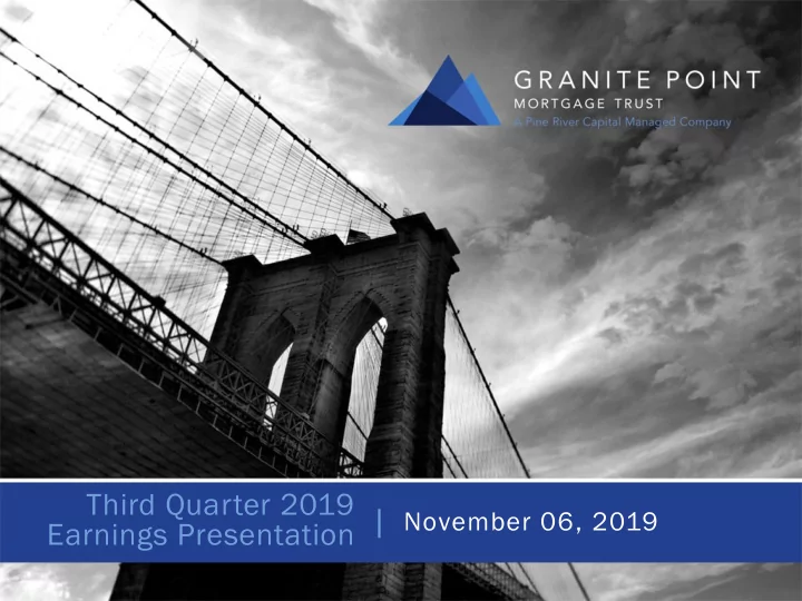 third quarter 2019