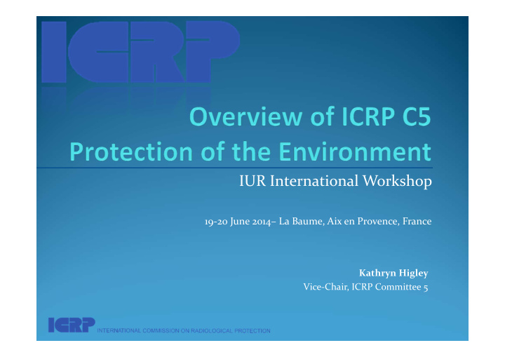 iur international workshop