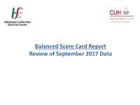 balanced score card report review of september 2017 data