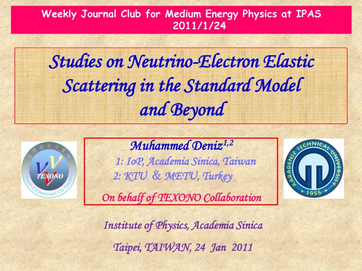 sc scattering ering in n the e st stand ndard rd mod odel