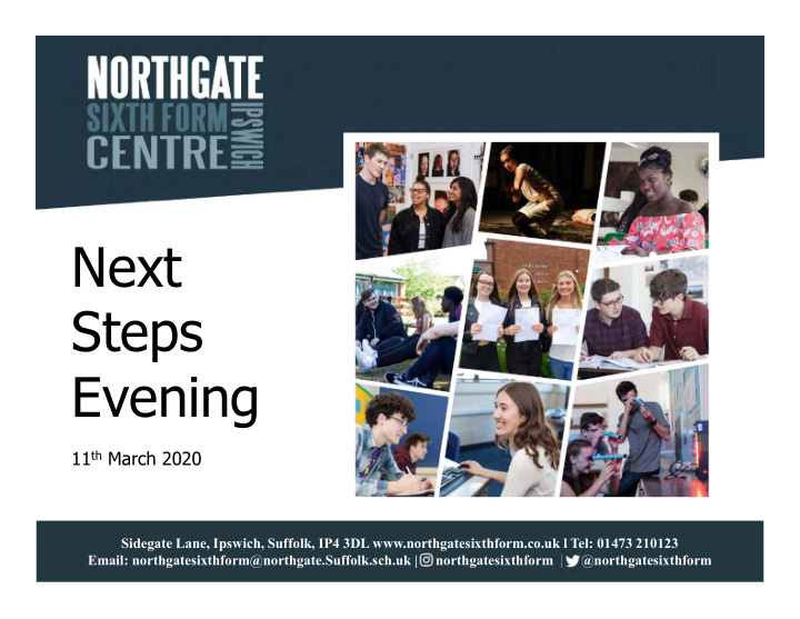 next steps evening