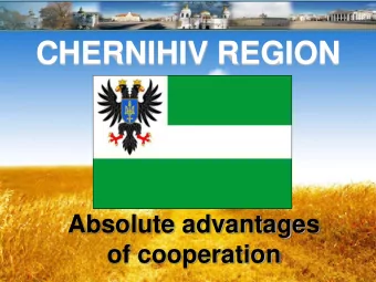 CHERNIHIV REGION  Absolute advantages  of cooperation  TRANSPORT SYSTEM Saint Petersburg (Russia)