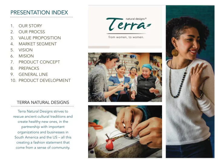 present presentation index tion index
