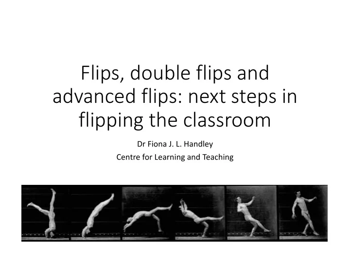 flips double flips and advanced flips next steps in