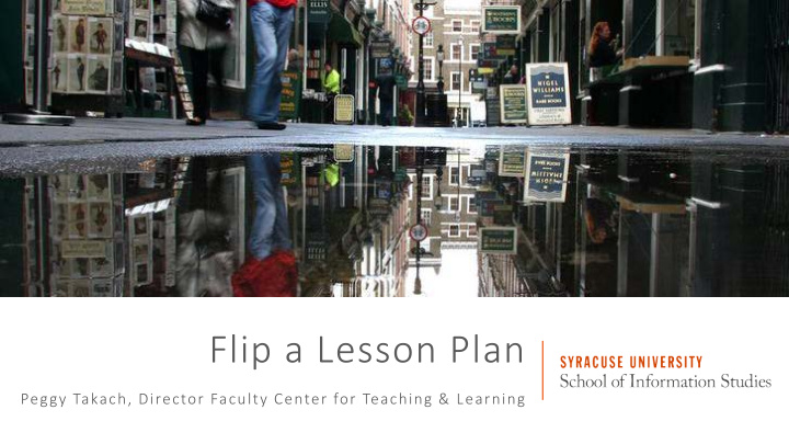 flip a lesson plan