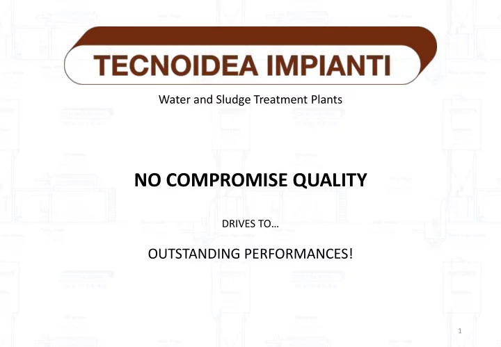 no compromise quality