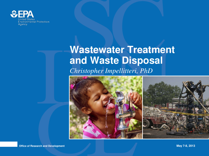 wastewater treatment and waste disposal