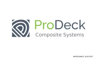 NIEPOOMICE, 16.03.2017  What is meant WPC?  Shortcut WPC (Wood Plastic Composite) is the wood-