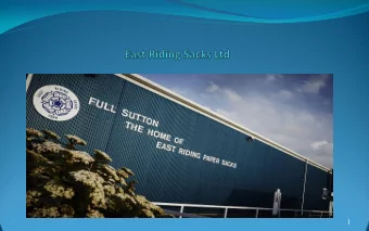 1  INTRODUCTION  Private family owned company, formed in 1968.  New 8 colour