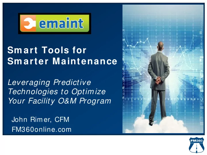 sm art tools for sm arter maintenance