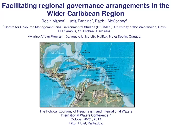 wider caribbean region