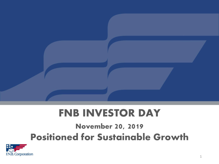 fnb investor day