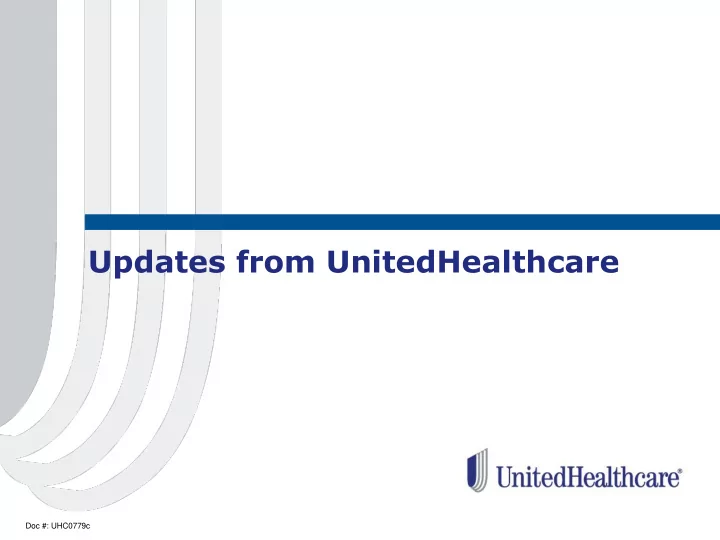 updates from unitedhealthcare