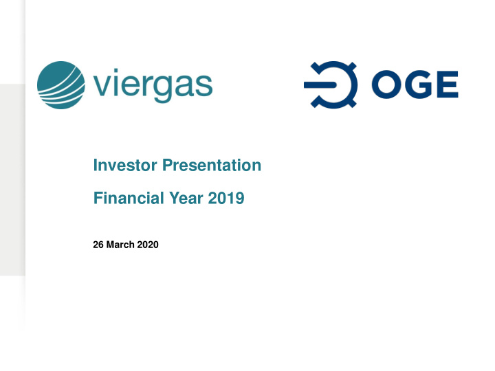 investor presentation financial year 2019