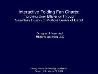 Interactive Folding Fan Charts:  Improving User Efficiency Through  Seamless Fusion of Multiple