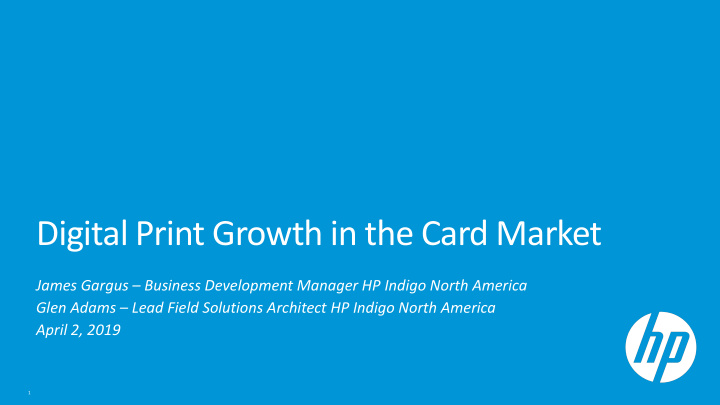 digital print growth in the card market