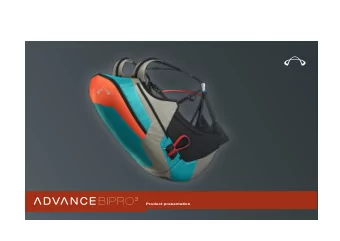 Product presentation  BIPRO 3  Daily Ease  The BIPRO 3 tandem pilot harness has many useful