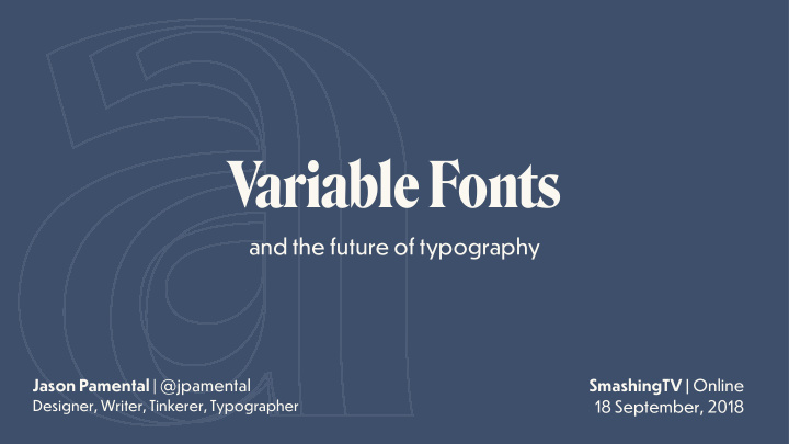 variable fonts