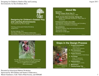 About Me  Education:  Rollins College, Winter Park, FL  BA in Environmental Studies, 1998