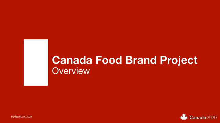 canada food brand project