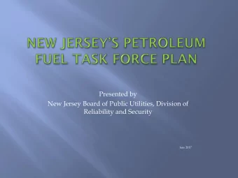 Presented by  New Jersey Board of Public Utilities, Division of  Reliability and Security June 2017