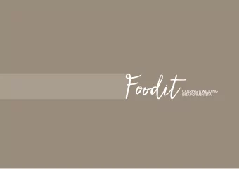 Our Service  Foodit Carering was born from a passion for food, which we believe to be an expression