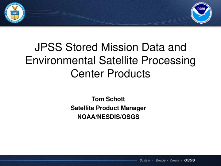jpss stored mission data and