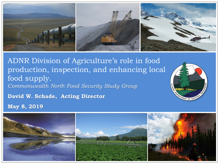 adnr division of agriculture s role in food production