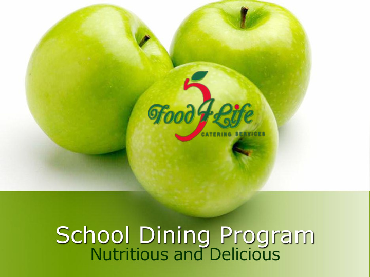 school dining program