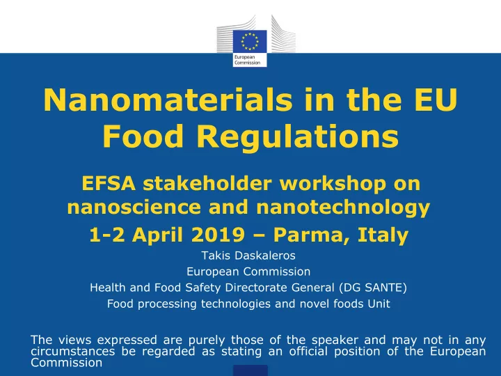 food regulations