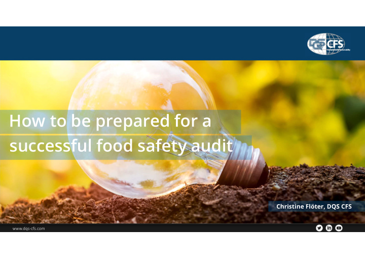 how to be prepared for a successful food safety audit