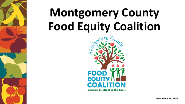 montgomery county food equity coalition