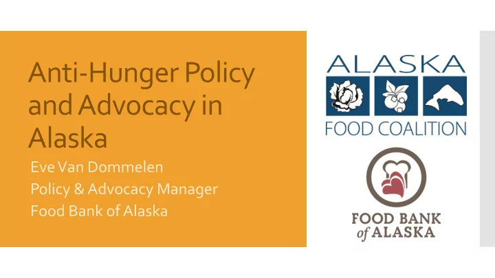 and advocacy in