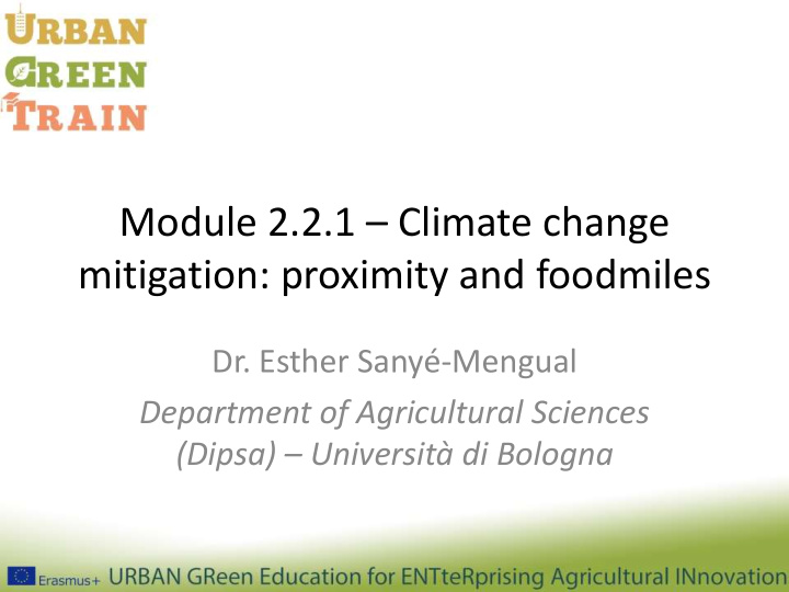 module 2 2 1 climate change mitigation proximity and