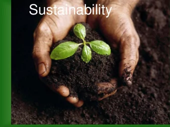 Sustainability  Definitions  Definitions  Sustainability  Sustainability creates and maintains the