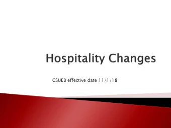 CSUEB effective date 11/1/18  CSUEB Campus, including ASI  Oakland Center  Concord Campus