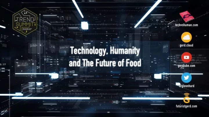the megashifts impacting the future of food megashifts
