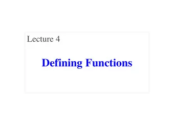 Defining Functions  Academic Integrity Quiz  Remember : quiz about the course AI policy  Have
