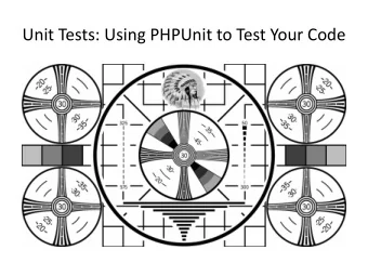 Unit Tests: Using PHPUnit to Test Your Code  With Your Host  Juan Treminio  http://jtreminio.com