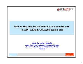 Monitor  ing the Dec lar  ation of Commitment  Monitor  ing the Dec lar  ation of Commitment  on