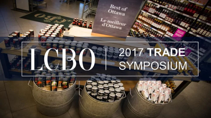 beer cider category session
