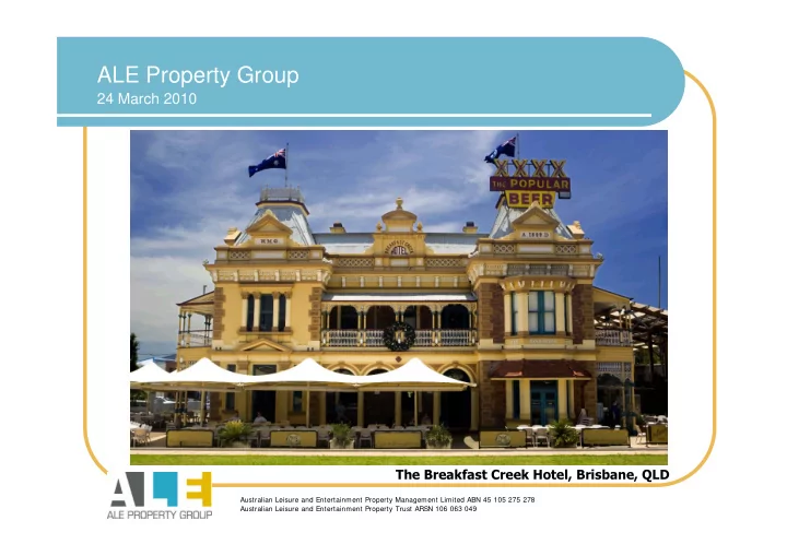 ale property group